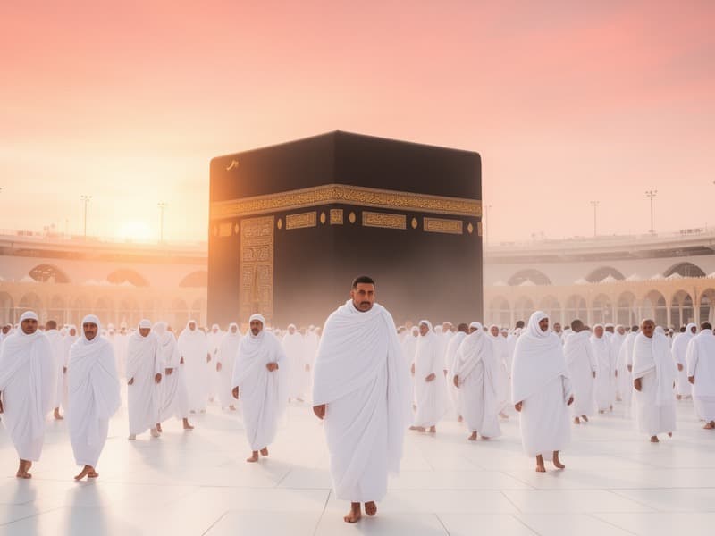 The Holy Kaaba in Makkah